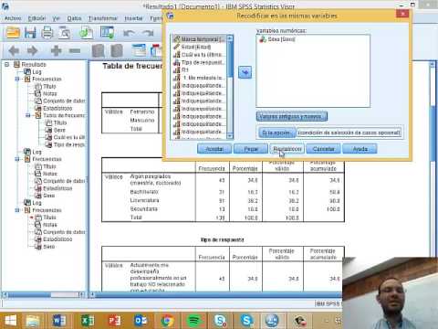 Cómo limpiar base de datos con SPSS #1 (variables de cadena a numéricas)