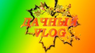 Дачный VLOG // Закрытие сезона // октябрь 2017