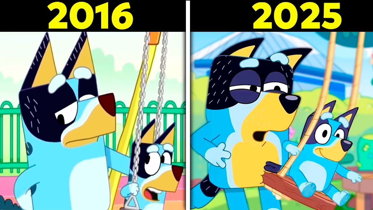 The FIRST Edition Of BLUEY  (PILOT vs ORIGINAL)