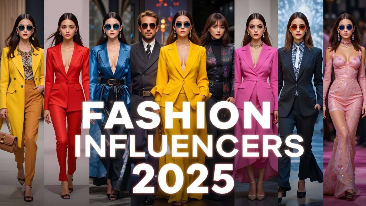 🔝 Top 10 Fashion Influencers in the World 2025 | Who’s Ruling the Industry? 👗✨