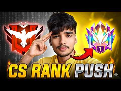 🔴 LIVE: CS RANK GRANDMASTER PUSH 🏆 | PC Gameloop | Free Fire Max Live #freefirelive #freefire #ffive