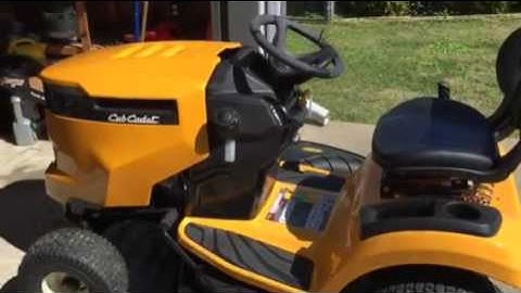 Cub Cadet XT1 LT50 Lawn Tractor. Starter problems first day of use