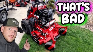 HE LET US BORROW HIS MOWER FOR FREE SO WE HOOKED HIM UP!