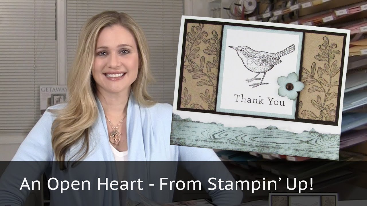 Stampin Up - 5 Cards 1 Stamp Set - An Open Heart Video Tutorial
