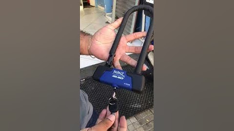 CADEADO TRAVA U-LOCK TRAVA EM U PARA BICICLETAS E MOTOS (117000)