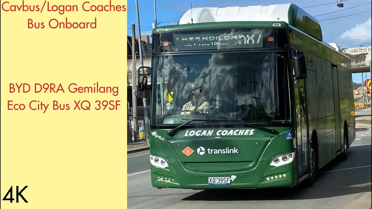 Cavbus/Logan Coaches Bus Onboard - BYD D9RA Gemilang Eco City Bus XQ 39SF