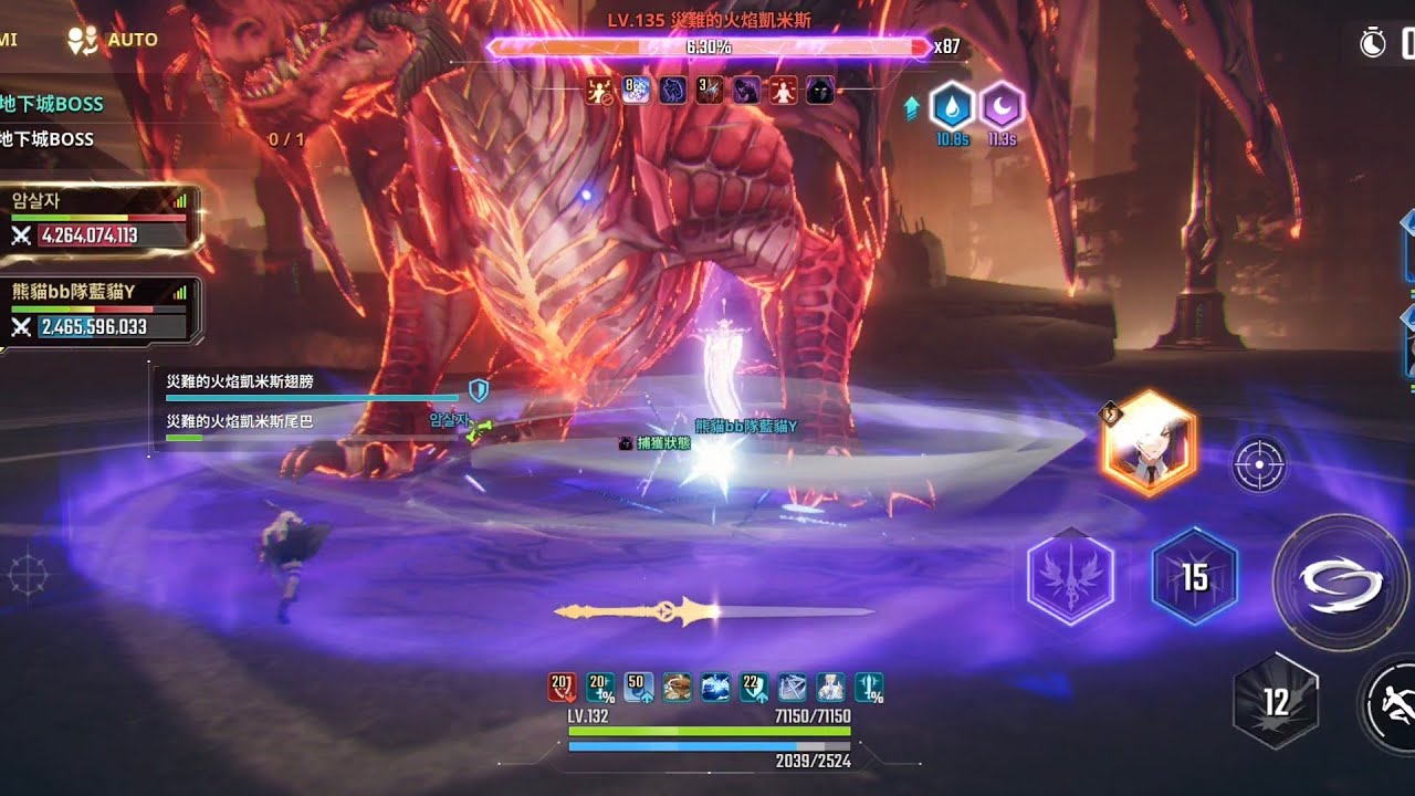 🐼我獨自升級 arise 惡魔難度凱米斯 水隊 梅莉·萊納