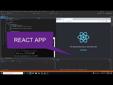 React and ASP.NET Core using Visual Studio 2022(Getting Started)