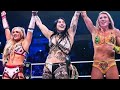 Charlotte Flair, Tiffany Stratton, Rhea Ripley, Fatal Influence, Cody Rhodes. #WWELisbon , Portugal
