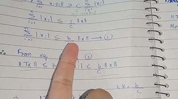 Every linear operator on a finite dimensional normed space is bounded | Linear operator | Bounded