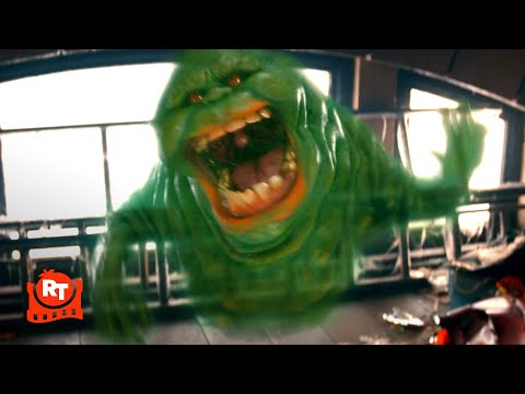 Ghostbusters: Frozen Empire (2024) - Slimer vs. Finn Wolfhard Scene | Movieclips