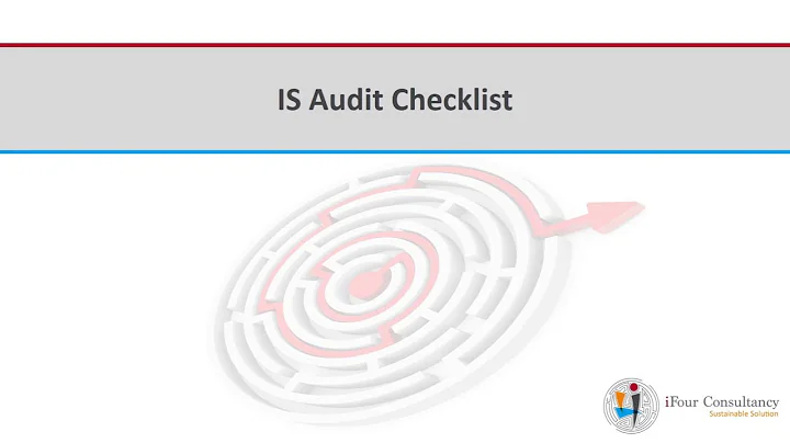 36 IS Audit Checklist Part 1