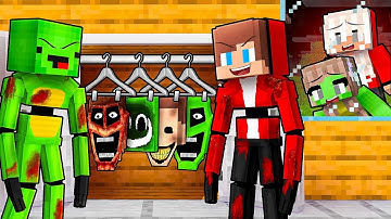 JJ and Mikey Can Shapeshift Into MONSTER EXE To PRANK in Minecraft - Maizen