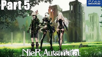 Nier Automata Gameplay Walkthrough Part 5 Goliath (PS4 PRO) 1080p