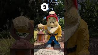 The 7 Dwarfs & Snow White @LEGOLandOfficial - Fairytale  Brook - #lego #disney #sleepy #happy ￼