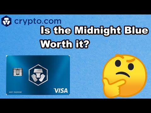 Cryptocom Midnight Blue Debit Card Perks Is it Worth Getting? Review!