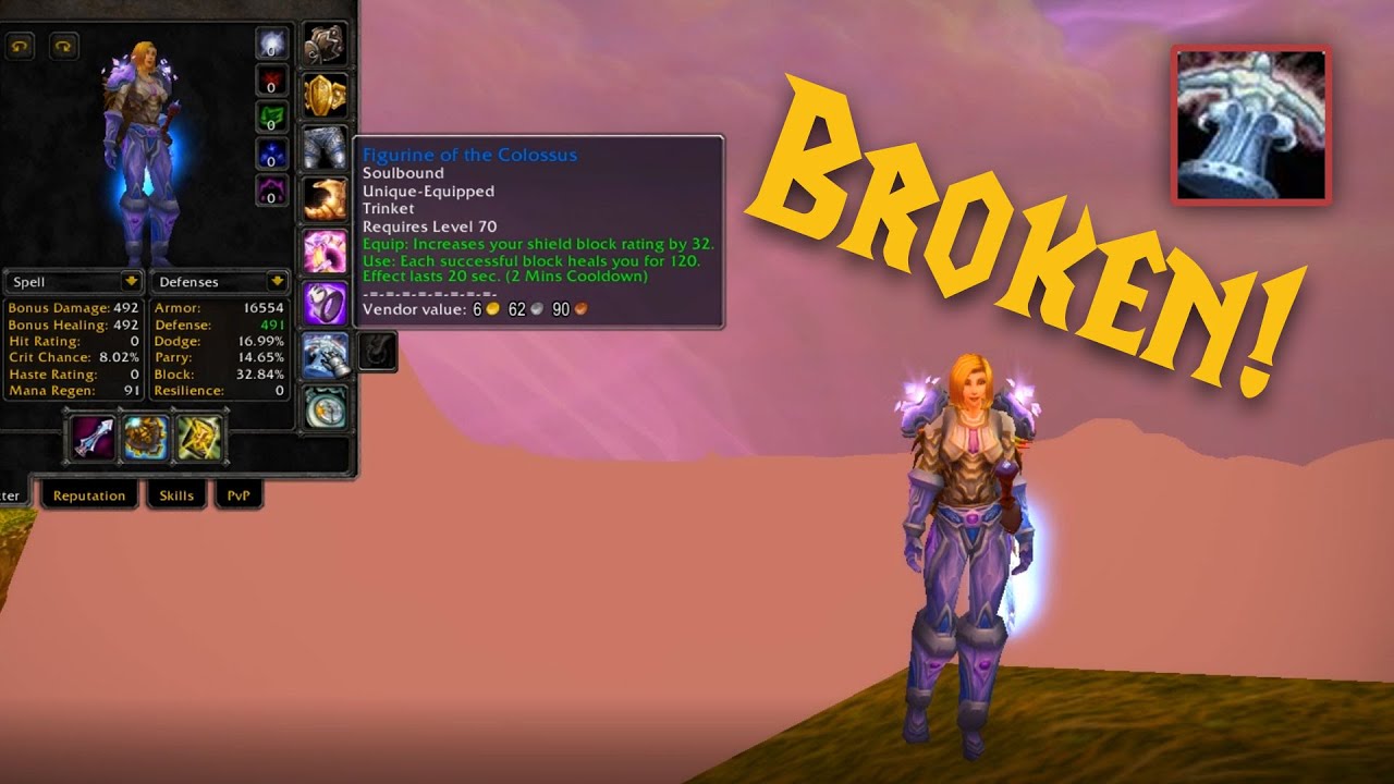This trinket is BROKEN in Classic TBC