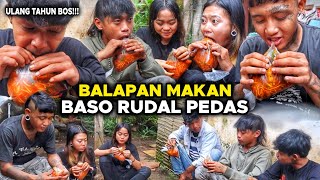 NGERJAIN TEMAN MAKAN BASO RUDAL ISI CABE PEDAS!! AMPIR PINGSAN!