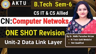 Computer Network I Unit-2 Data Link Layer I One Shot I Gateway Classes I AKTU