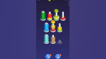 NutSort Gameplay | Puzzle Solving Like a Pro! 🔥 | FunLogic #ytshorts #funlogic  #puzzlegame