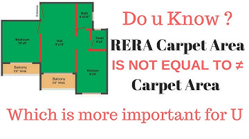 RERA Carpet Area Vs Actual Carpet Area | RERA carpet area calculation