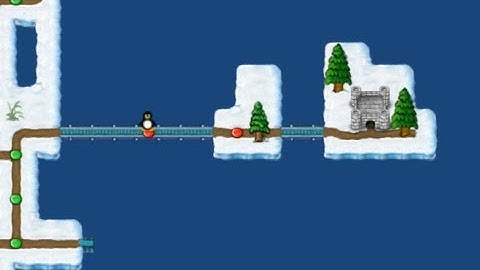 Supertux 0.5.1  "Bridge to the castel"  **  W2  (LEVEL 24)