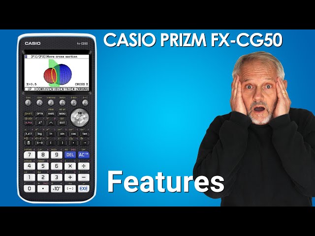 Casio Graphing Calculator Prizm FX-CG50, High-Resolution Display
