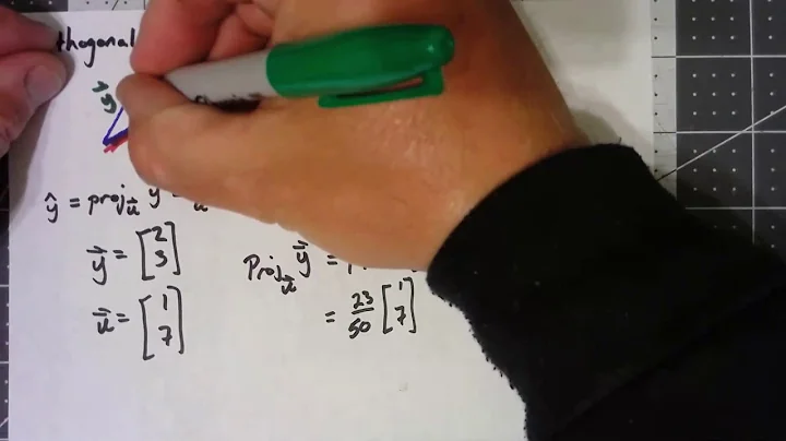 Linear Algebra 6.2.2 Orthogonal Projection
