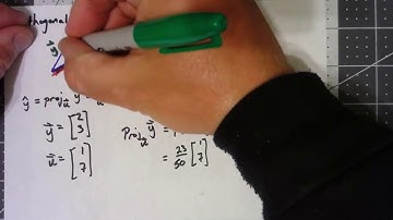 Linear Algebra 6.2.2 Orthogonal Projection