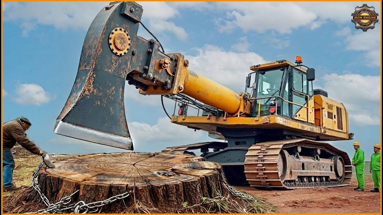 Extreme Dangerous Fastest Big Chainsaw Cutting Tree Machines | Biggest ...