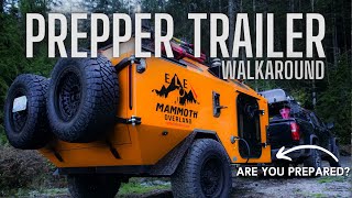 Ultimate Prepper Trailer Walk Around  Mammoth Overland ELE