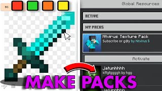 How to Make a Texture Pack for MCPE on Mobile (No PC) | Minecraft PE 2025 Tutorial screenshot 2