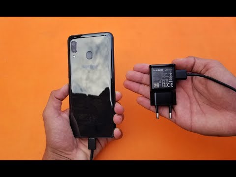 Samsung Galaxy A20 - Battery Charging Test! - (HD)