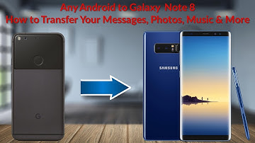 Android to Galaxy Note 8 How to Transfer Your Messages, Photos, Music & More - YouTube Tech Guy