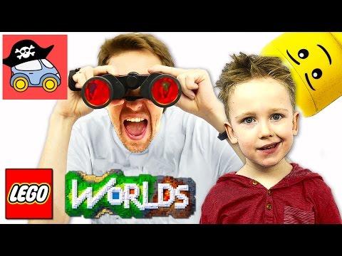 🌏 LEGO WORLDS прохождение НАЧАЛО ПУТЕШЕСТВИЯ часть 1 Жестянка и Картонка