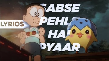 DORAEMON Hindi Song - Sabse Pehle Hai Pyaar - Pippo & Riruru - LYRICAL Version By HeRC Studios
