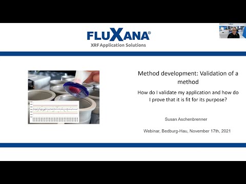 FLUXANA Webinar Method development: Validation of a method from November 17th, 2021