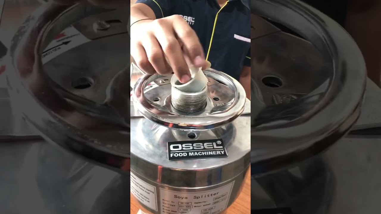 Merakit Mesin Soya OSSEL Sususoya Kedelai Susukedelai Mesinsususoya Mesinsusukedelai