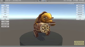 Unity 3D Character RPG JOB Class - Mechanic(tortoise)
