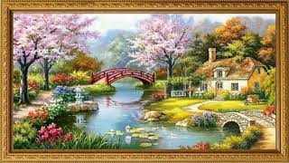 Vintage Flower Collection 🌸4K TV frame | Soft vintage painting flowers for screensaver screenshot 5