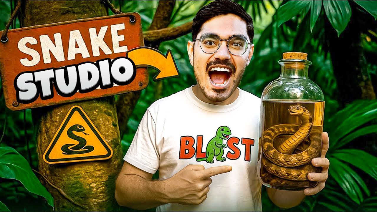 Humare Studio Me Ghus Gaya Cobra Snake😱