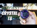 😍FONE DE OUVIDO TWS COM GRAVE PESADO E DESING INCRÍVEL CONHEÇA O ACEFAST CRYSTAL T8!