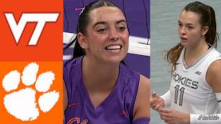Virginia Tech vs Clemson | Full Volleyball Match Highlights 2026 | Volleyball Today