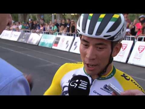 Caleb Ewan | People's Choice Classic winner | Santos Tour Down Under cycling vector