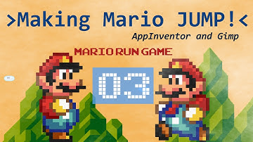 Mario run Game tutorial for App Inventor | Make Mario JUMP! part 03