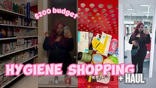 VLOG :  HYGIENE SHOPPING with me at TARGET + $200 HAUL | trying new products , target finds🫧