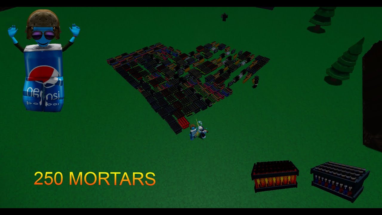 Lighting 250 Mortars In Fireworks Playground!