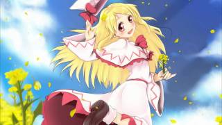 Ghostly Field Club - Track 8: Flower of Past Days ~ Fairy of Flower
◊ Title: 過去の花 ~ Fairy of Flower
◊ Artist: ZUN
◊ Album: 蓮台野夜行 ~ Ghostly Field Club
◊ Original: 過去の花 ~ Fairy of Flower / Flower of Past Days ~ Fairy of Flower
「東方妖々夢 ~ Perfect Cherry Blossom, unused track」
An unused for what, I dont know. I can only assume its the Stage 4 theme, since the title makes sense then. Whatever the case, Id still probably put Lily White there.
Also, I bet its hot wearing all those layers ._. Ghostly Field Club - Track 8: Flower of Past Days ~ Fairy of Flower