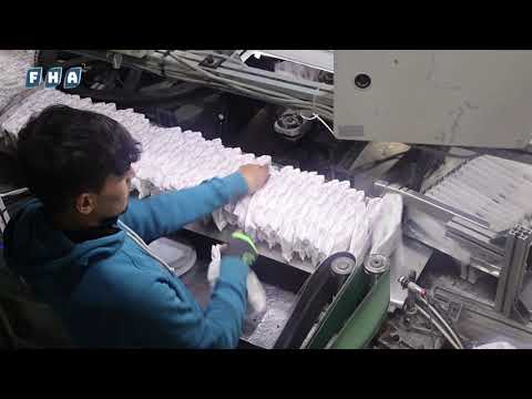 عدسة الفرات تزور معمل كوش ريان لإنتاج حفاضات الأطفال في مدينة جرابلس