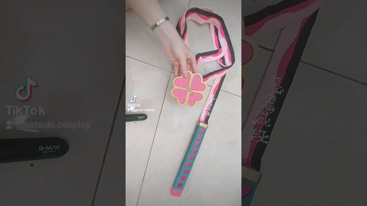 Mitsuri Heart Shape Tsuba 💖 #鬼滅の刃 #鬼滅の刃コスプレ